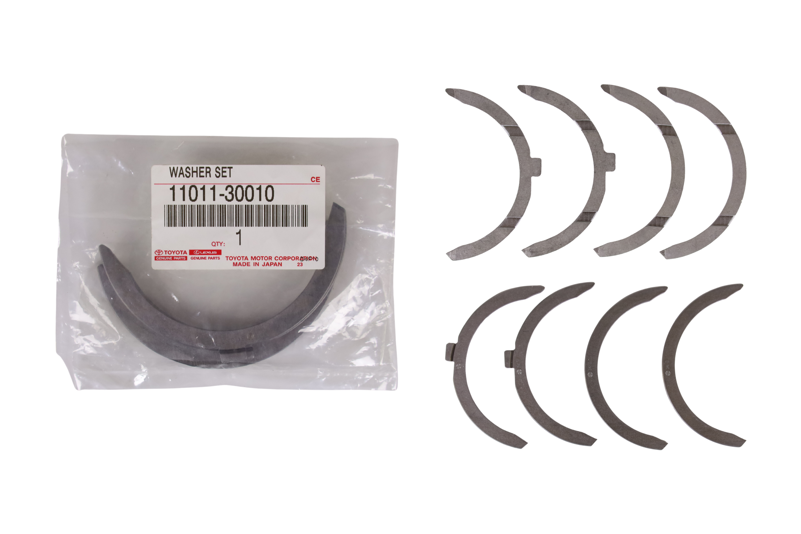 Crankshaft thrust plate 1101130010 For Toyota