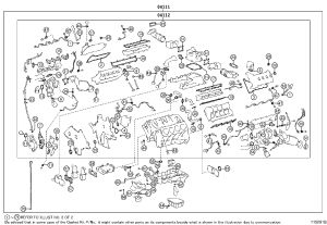 Engine Overhaul Gasket Kit 04111-31D21 for Toyota Land Cruiser