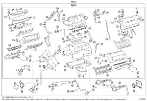 Engine Overhaul Gasket Kit 04111-38262 for Lexus GX400