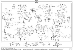 Engine Overhaul Gasket Kit 04111-70313 for Toyota Land Cruiser