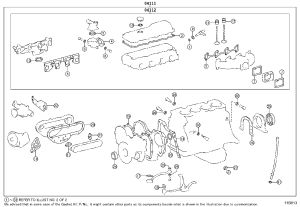 Engine Overhaul Gasket Kit 04111-75D00 for Toyota Coaster