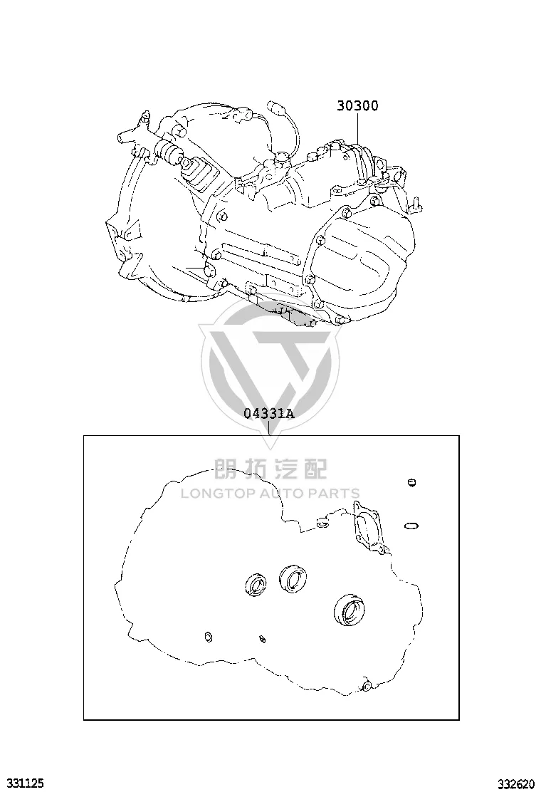 Transmission Assembly 30300-1A821 for Toyota Corolla