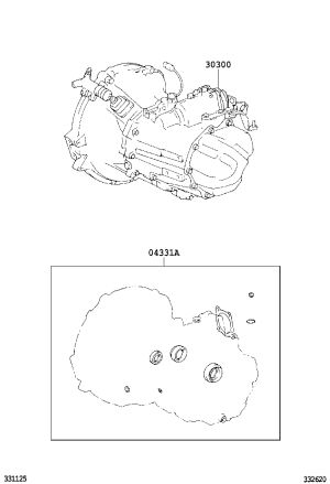 Transmission Assembly 30300-1A821 for Toyota Corolla