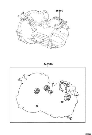 Transmission Assembly 30300-0D170 for Toyota Vios
