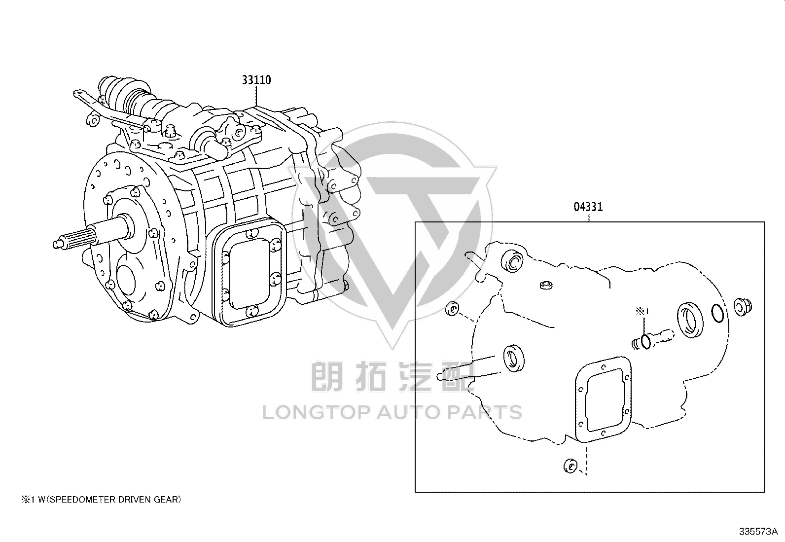 Transmission Overhaul Kit 04331-36150 for Toyota Coaster