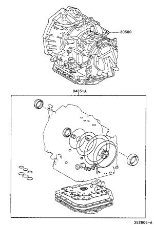 Transmission Repair Kit 04351-20120 for Toyota Corolla