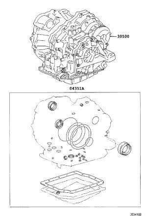 Transmission Repair Kit 04351-33140 for Toyota WINDOM