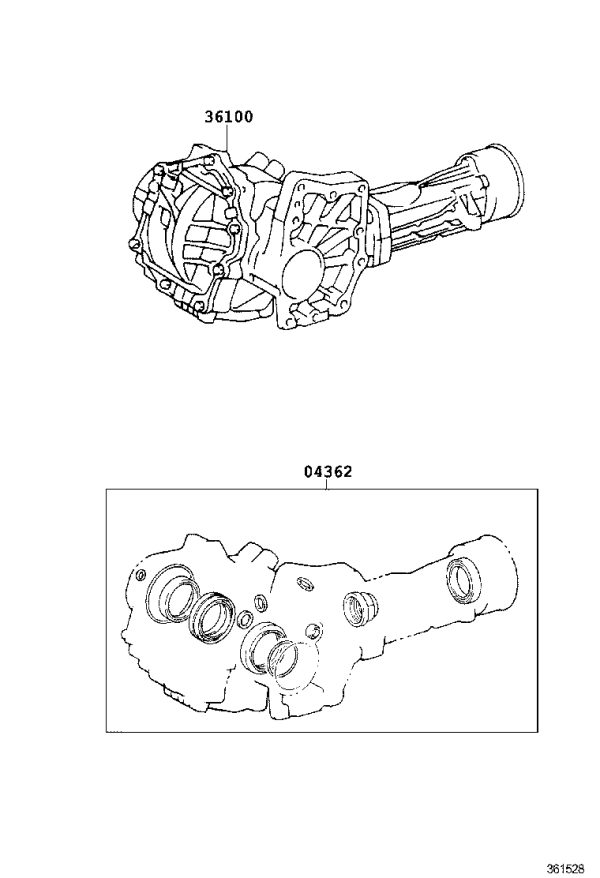 Transfer Case Overhaul Kit 04362-48010 for Toyota Highlander