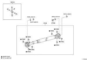 Driveshaft Universal Joint 04371-60210 for Toyota Land Cruiser