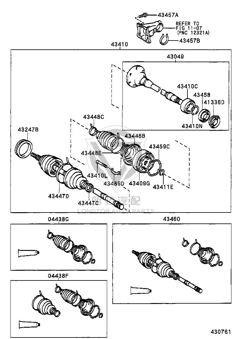 Bolt 90110-10015 for Toyota Camry