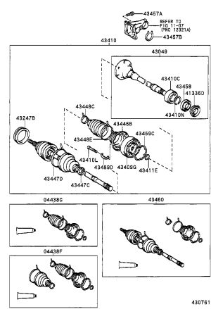 Bolt 90110-10015 for Toyota Camry