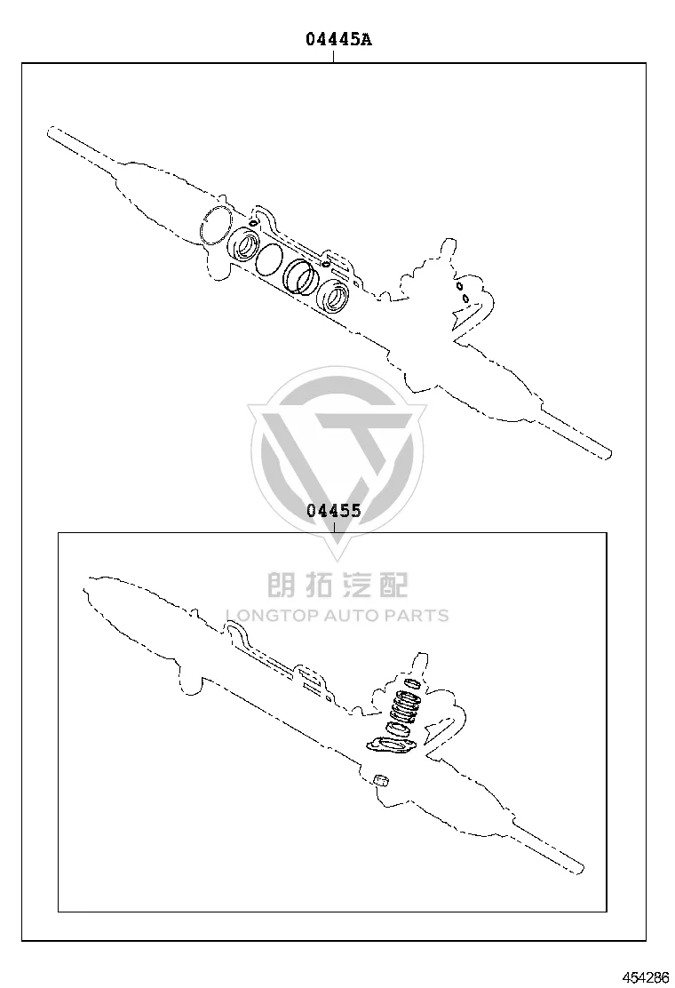 Power Steering Rack Repair Kit 04445-06050 for Toyota AVALON