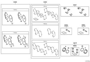 Front Brake Pads (Set) 04465-0K360 for Toyota Hilux
