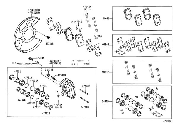 Clip 90468-05131 for Toyota Land Cruiser