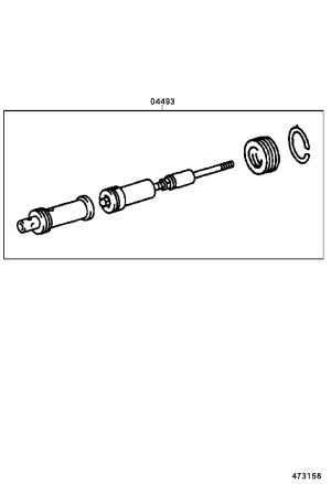 Brake Master Cylinder Repair Kit 04493-60350 for Toyota Land Cruiser Prado