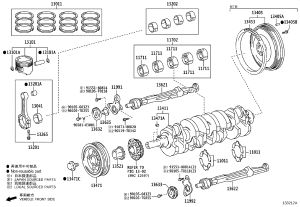 Piston 13101-31030A0 for Toyota 4RUNNER