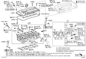 Cylinder Head Cover 11201-0H061 for Toyota RUKUS