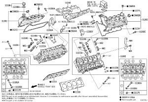 Engine Cylinder Head Gasket 11115-51030 for Toyota Land Cruiser