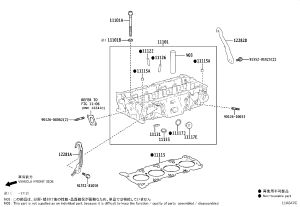 Engine Cylinder Head Bolt 90910-02164 for Toyota Alphard