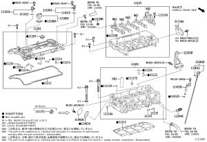 Valve Cover Gasket 11213-24020 for Toyota Auris