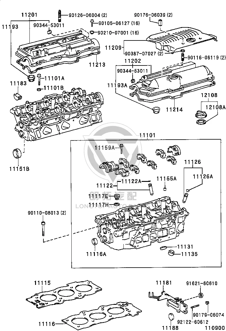Engine Cylinder Head Gasket 11116-62060 for Toyota Camry