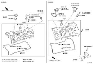 Valve Cover Gasket 11213-0P030 for Toyota Avalon