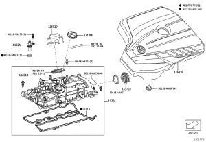 Cylinder Head Cover 11201-WAA03 for Toyota Supra