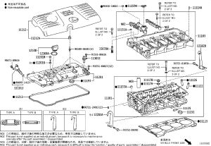 Valve Cover Gasket 11213-37041 for Toyota Corolla