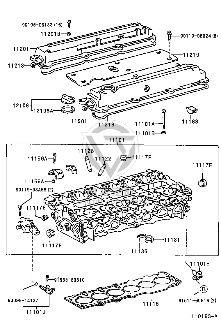 Valve Cover Gasket Right 11213-88410 for Toyota Chaser