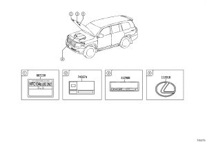 Engine Trim Cover Logo 11291-31040 for Lexus GS30