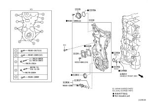 Oil Pump Drive Gear 90105-C0089 for Toyota Alphard