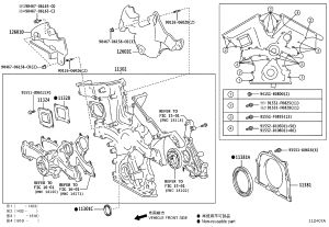 Crankshaft Rear Oil Seal 90311-92012 for Toyota Alphard