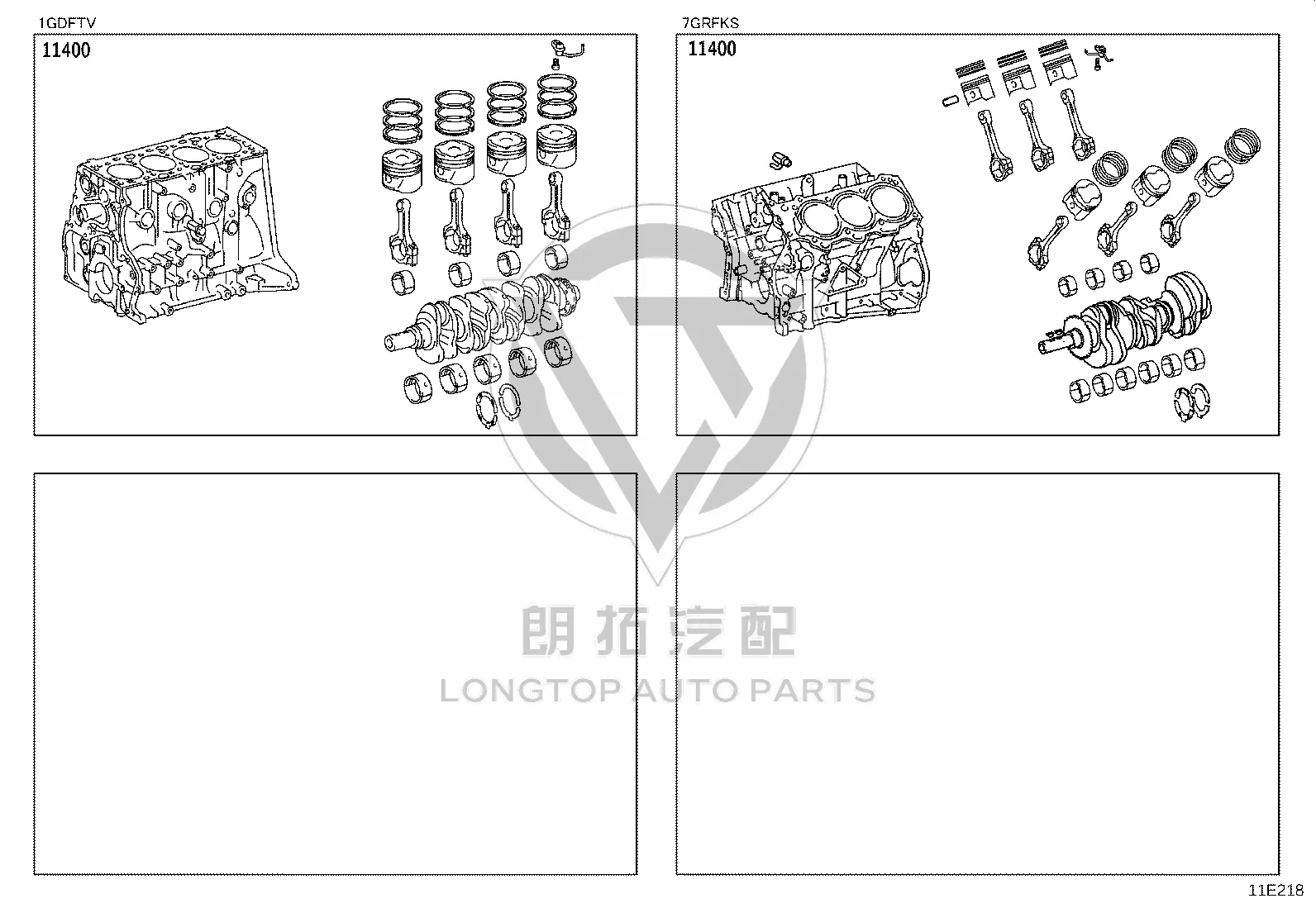 Engine Cylinder Block 11400-31400 for Toyota GRANVIA