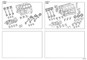 Engine Cylinder Block 11400-31440 for Toyota Crown