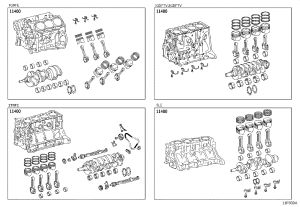 Engine Cylinder Block 11400-39135 for Toyota Fortuner