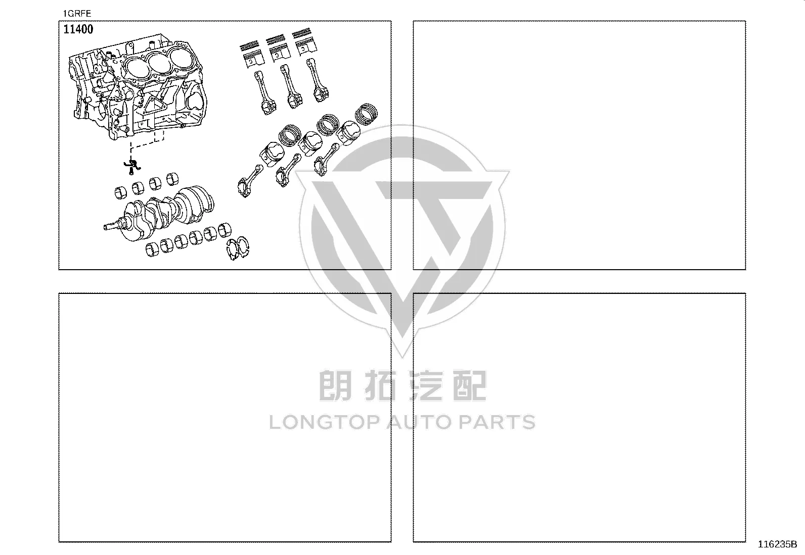 Engine Cylinder 11400-39145 for Toyota 4RUNNER