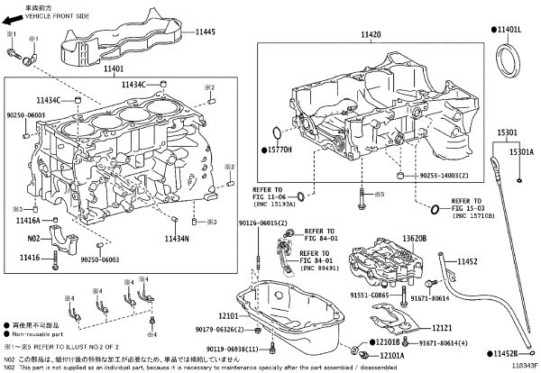 Crankshaft Rear Oil Seal 90311-89014 for Toyota Harrier