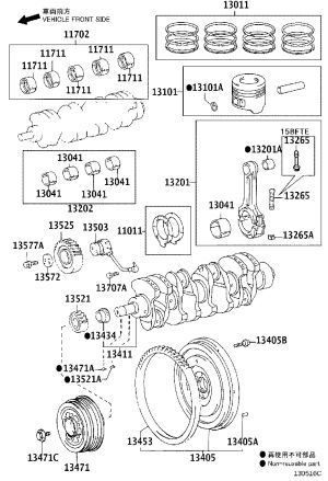 Connector (for No. 1 oil tube) 90401-10026 for Toyota DYNA