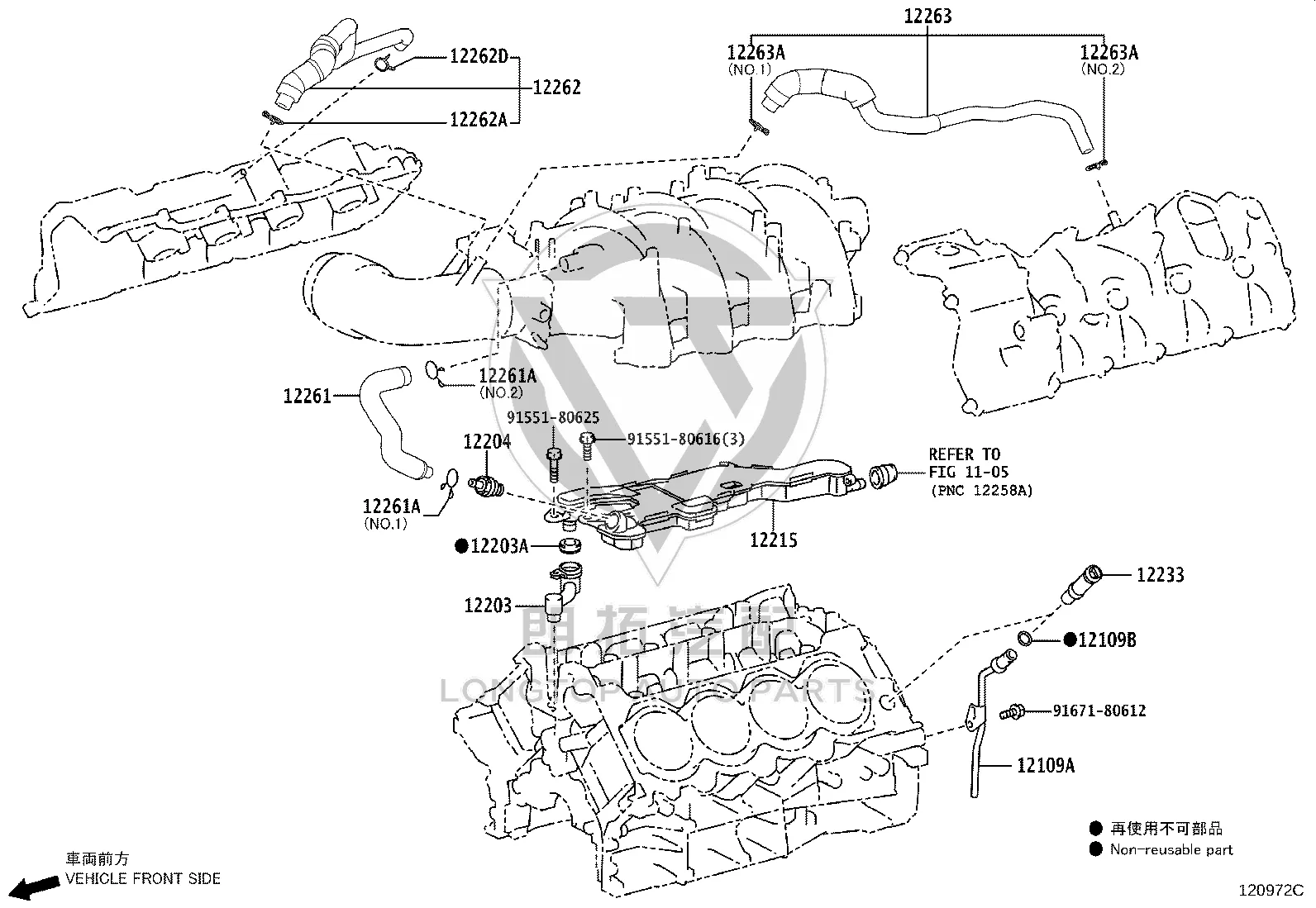 Gasket 12273-38020 for Toyota Land Cruiser