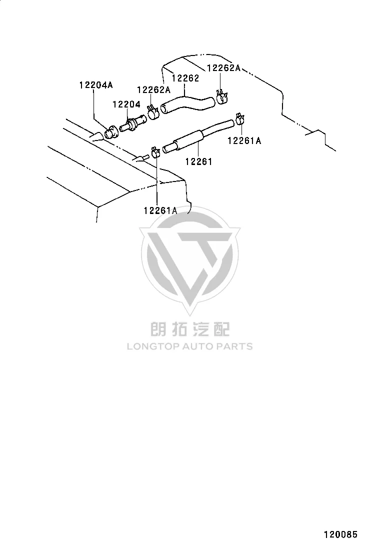 PCV Valve 12204-15050 for Toyota Corona