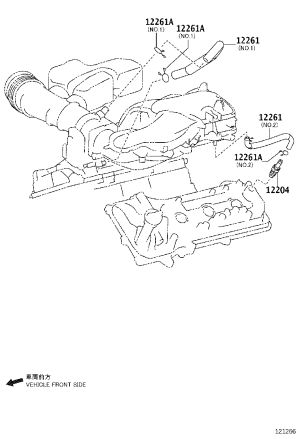 Valve Cover Crankcase Vent Valve 12204-31110 for Toyota 4RUNNER