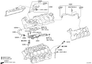 Valve Cover Breather Hose 12261-38040 for Toyota Century