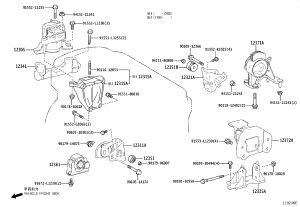Engine Mount Left 12372-37270 for Toyota RAV4