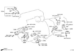 Engine Mount Rear 12371-58070 for Toyota Coaster