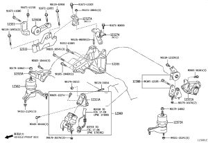 Engine Mount 12363-36061 for Lexus RX270