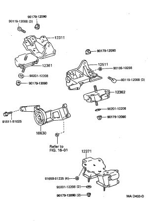 Engine Mount (Front) 12361-17011 for Toyota Land Cruiser