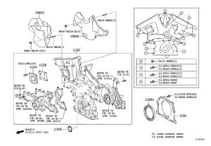 Crankshaft Rear Oil Seal 90311-C0004 for Toyota Crown