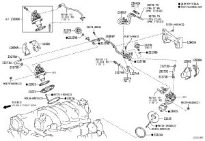 Engine Right Cover Assembly 12605-38010 for Toyota Crown