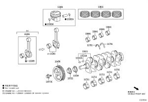 Connecting Rod Bearing 130410T07002 for Toyota Corolla