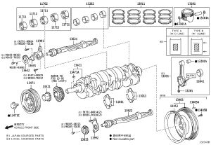 Balancing Shaft Gear 13633-75010 for Toyota 4RUNNER